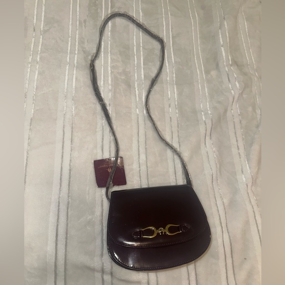 ETIENNE AIGNER CAVALIER COLLECTION SIGNATURE LEATHER SADDLE BAG - Picture 3 of 17